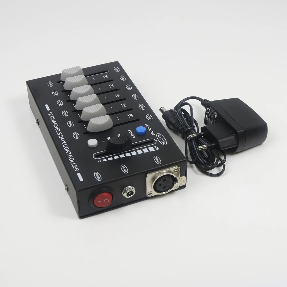 2020 New Mini 12ch DJ Controller Equipment DMX512 Console Home Entertainment Stage Lighting Moving Head Led | Лампы и освещение