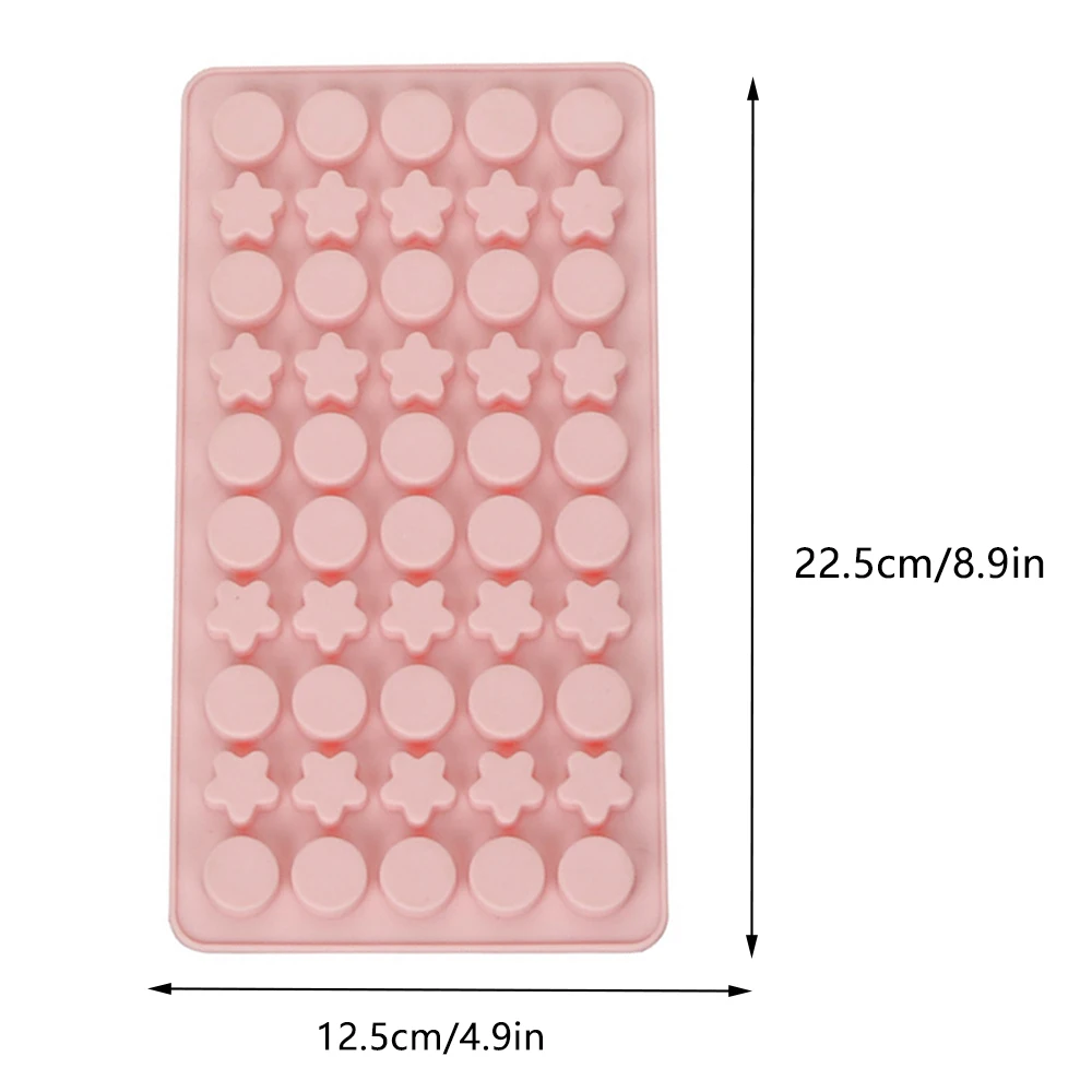 

Star Round Candy Mould Sugarcraft Silicone Mold Gummy Fondant Chocolate Cake Baking Decorating Tools Baking Mold