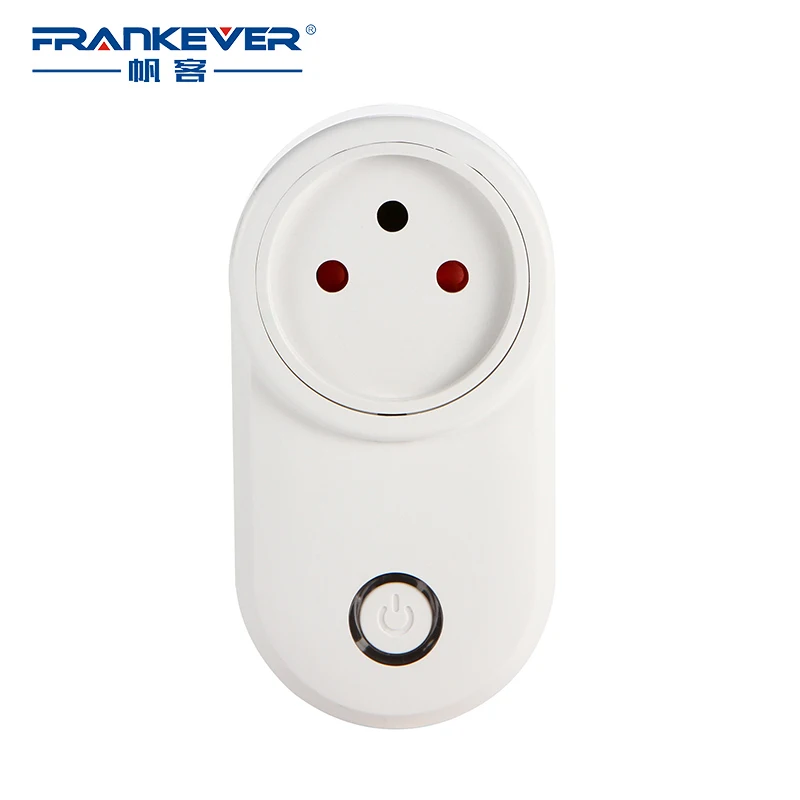 1pc FrankEver Israel wifi умная розетка, умная розетка, Беспроводная розетка, голосовое интеллектуальное управление, работа с Alexa Google home - Цвет: 1pc