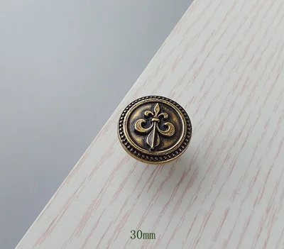 Винтажная бронзовая ручка для мебели, фурнитура, кухонные шкафы, дверные круглые ручки, ручка для ящика, комода, ручки для шкафа, буфета