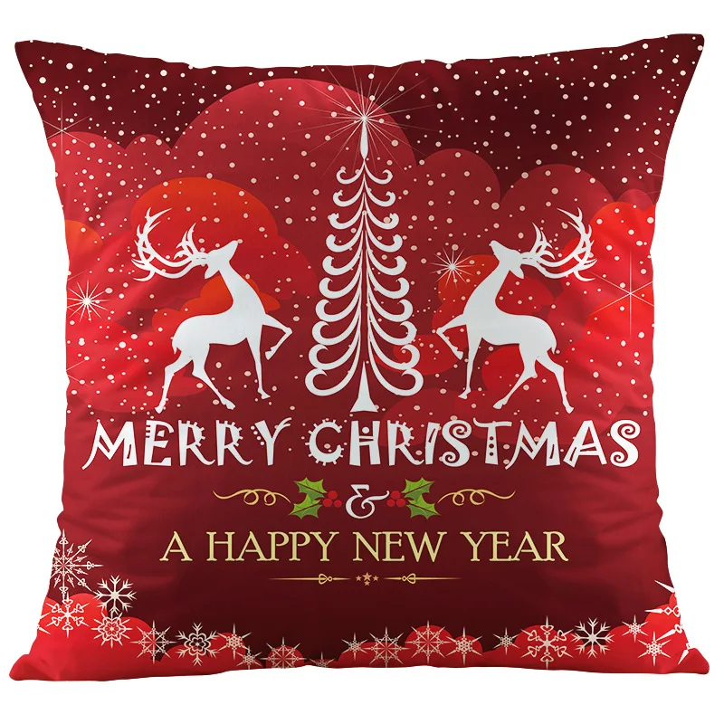 Мягкая Наволочка для дивана наволочка рождественского декора Рождество 2018 олень