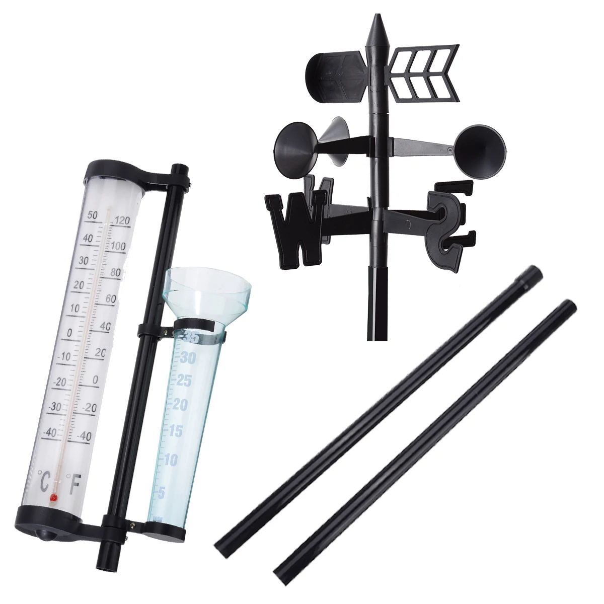 Многофункциональный Открытый сад Метеостанция метеомер лопастный инструмент