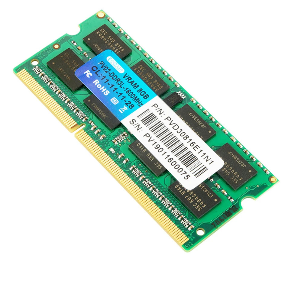 Pccooler DDR3 DDR3L 4 ГБ 8 памяти ноутбука ноутбук ОЗУ 1600 МГц 1 35 в PC3L 12800S Новая память |