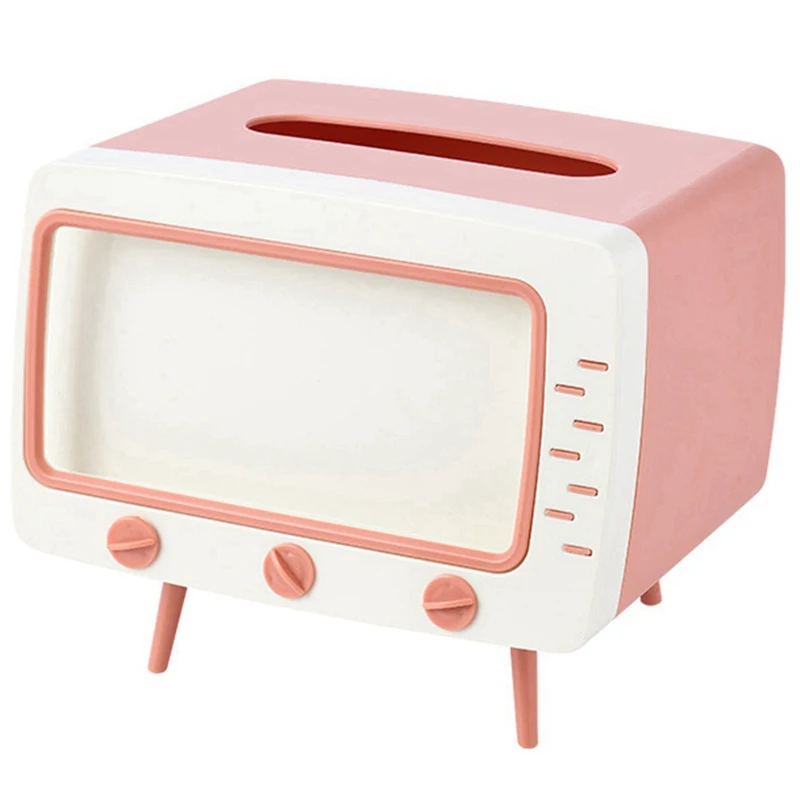 

TV Table multi-function Desktop Storage Box Creative Tissue Box Roll Tray Basic Kitchen Pumping Tray