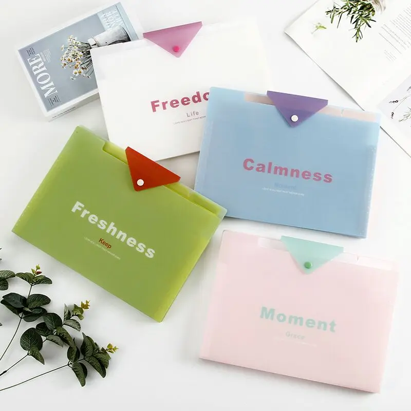 

MINKYS Kawaii 5 слоев A4 расширяющаяся искусственная бумага для документов сумка для хранения портфель школьные офисные канцелярские принадлежно...