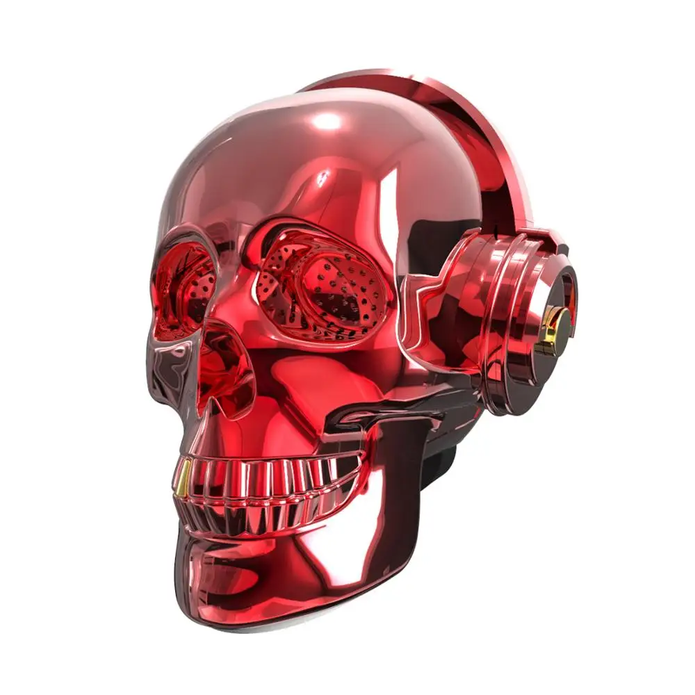 TWS/светодиодный стереофонический громкоговоритель с головкой черепа V7