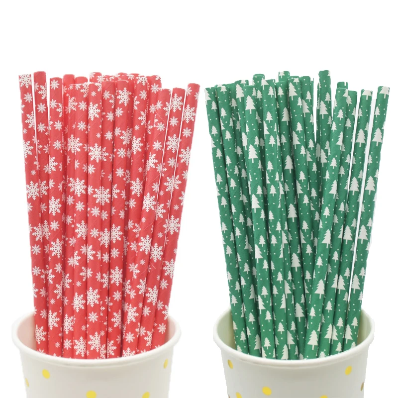 25 шт. Рождественская елка со снежинками и Золотое Сердце Звезда Фольга полоса