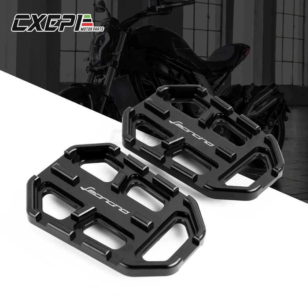 Алюминиевые опорные педали для мотоциклов с ЧПУ задние Benelli Leoncino 500