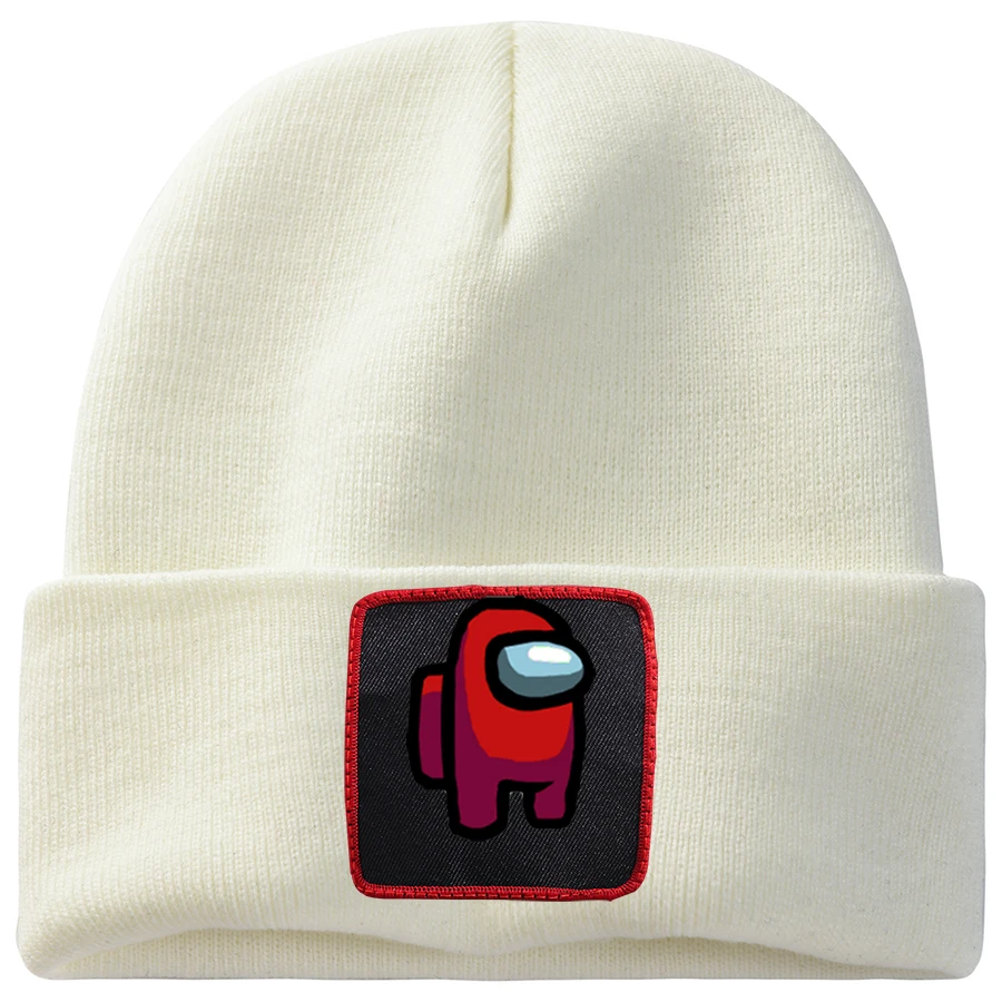 

Game New Game Crewmate Suspect Impostor Skull Cap Women Men Brand Beanie Hat Winter Autumn Warmer Knitted Hats Slouchy Bonnet