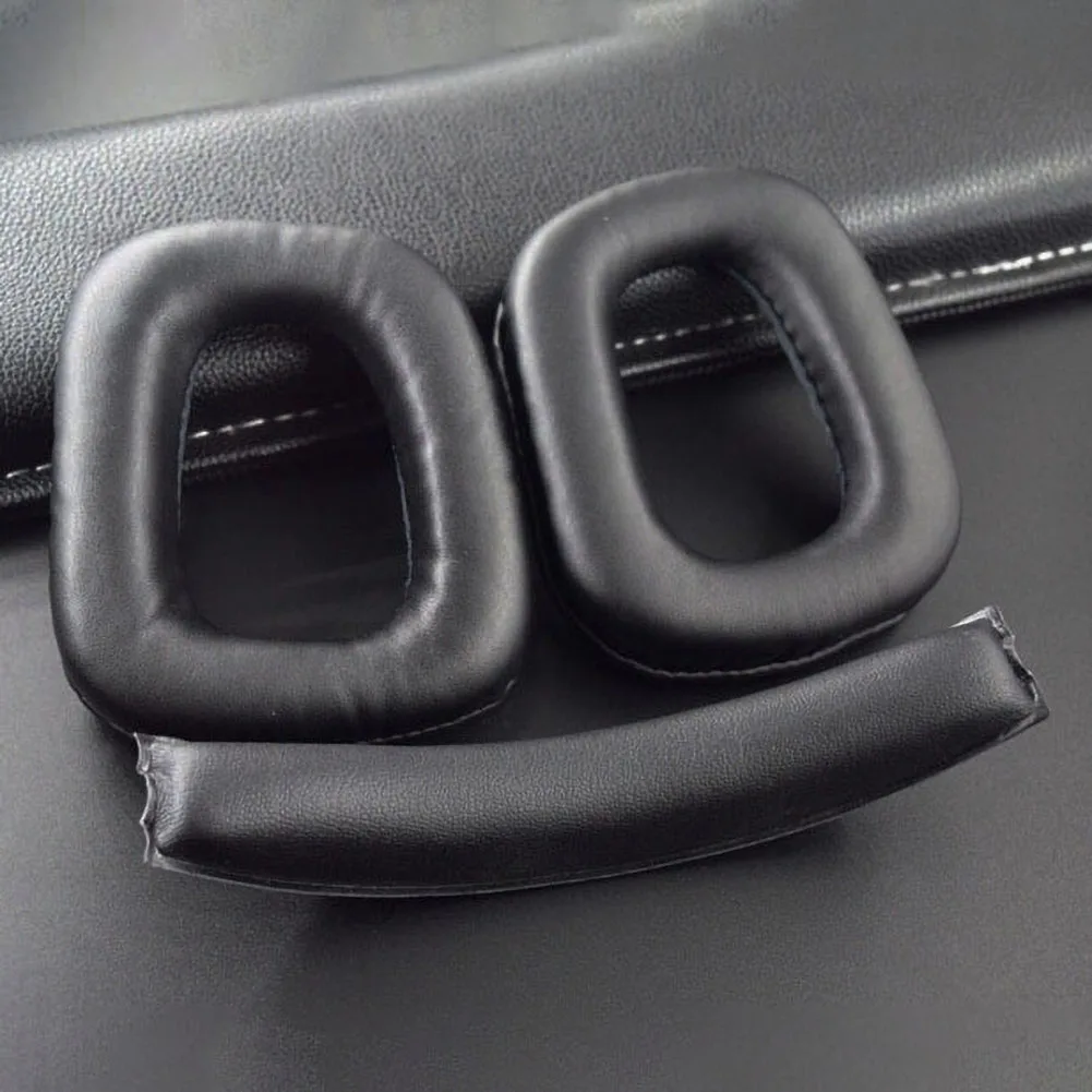 Мягкие наушники накладки для наушников сменные на голову Logitech G35 G930 G430 F450 чехлы