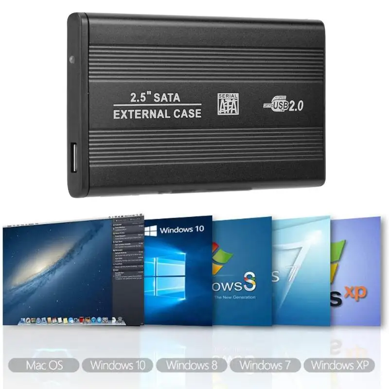 2 5 дюймовый жесткий диск SSD корпус из алюминиевого сплава портативный HDD коробка