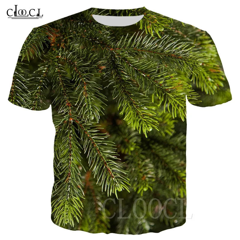 Модные футболки с рождественской елкой 3D принтом для мужчин и женщин