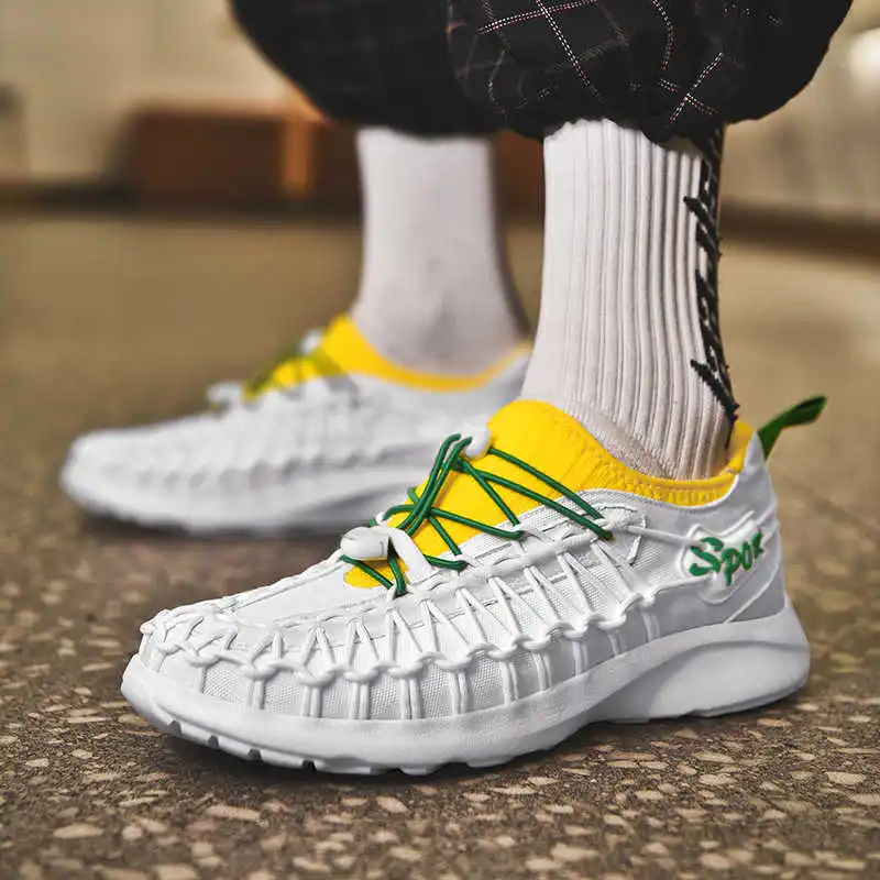 

Anti-Slip Men's Summer Sneakers Without Heel Sport Shoes Male Without Lacing Running Sneakers Luxo Cheap Man Sports Cute Tennis