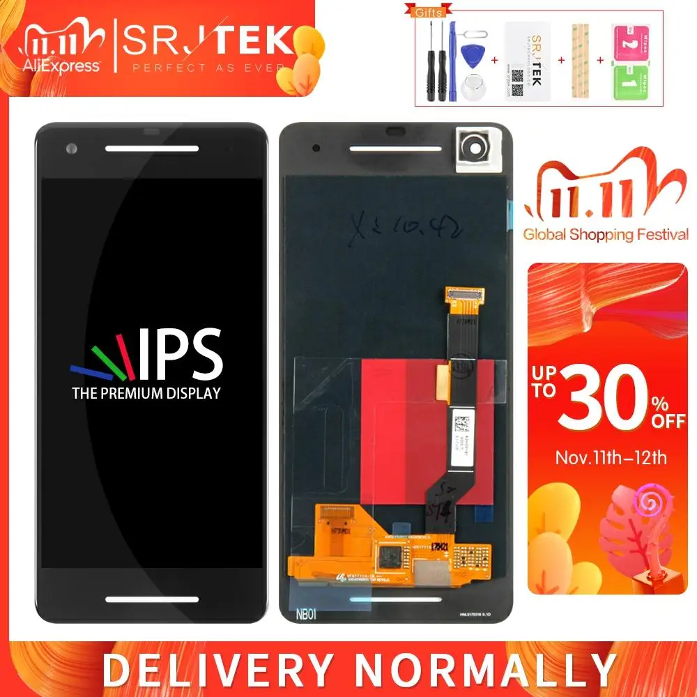 ЖК дисплей для HTC Google Pixel 2 XL сенсорный Pixel/XL Nexus S1/M1 экран с дигитайзером сенсорное