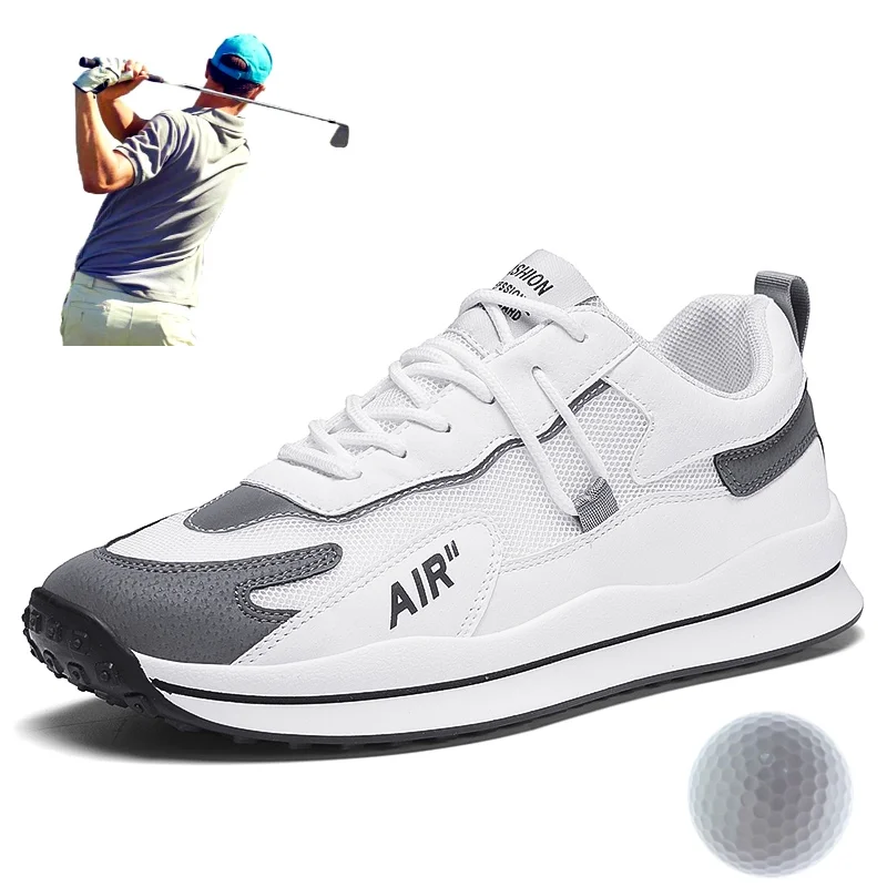 

2021 Summer Men Golf Shoes Comfortable and Breathable Grass Golf Training Shoes Men Non-slip Outdoor Fashion Casual Sneakers Men