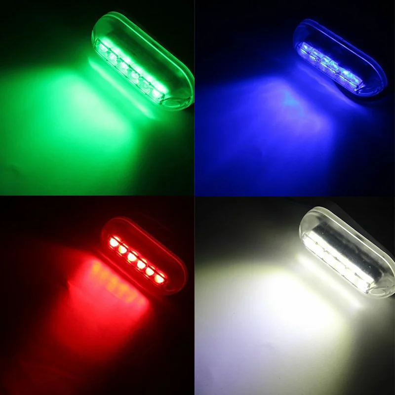 

Underwater Light Fishing Marine Boat Night Landscape Lighting 6 LED Waterproof 12V SASI