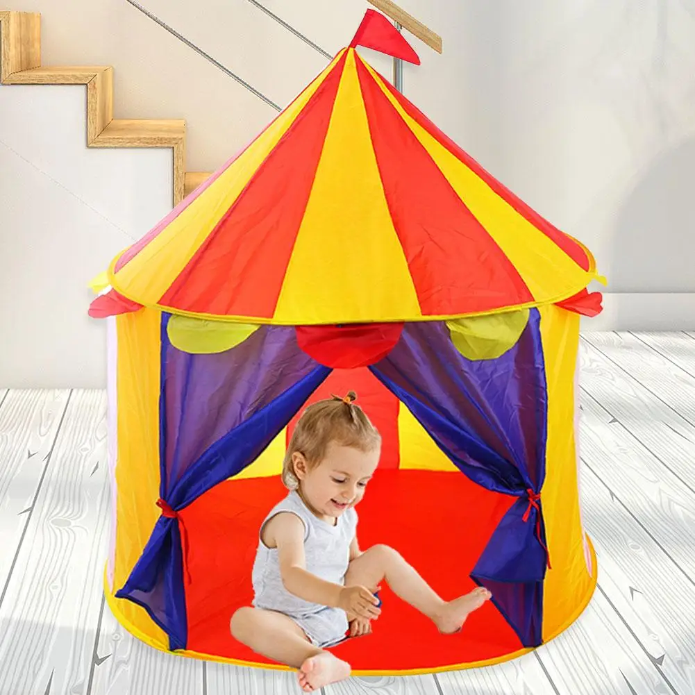 Замок принцессы Игровая палатка детская Складная портативная Радужная Хо