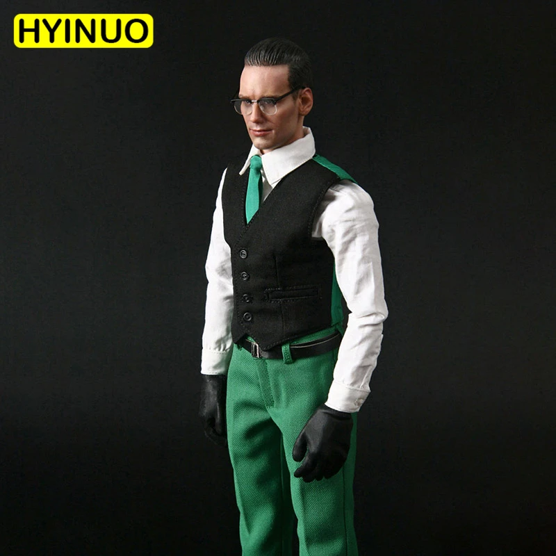 Масштаб 1/6 Megamind The Riddler Эдвард Nygma Набор фигурок с 2 лепками модель 12 ' полный