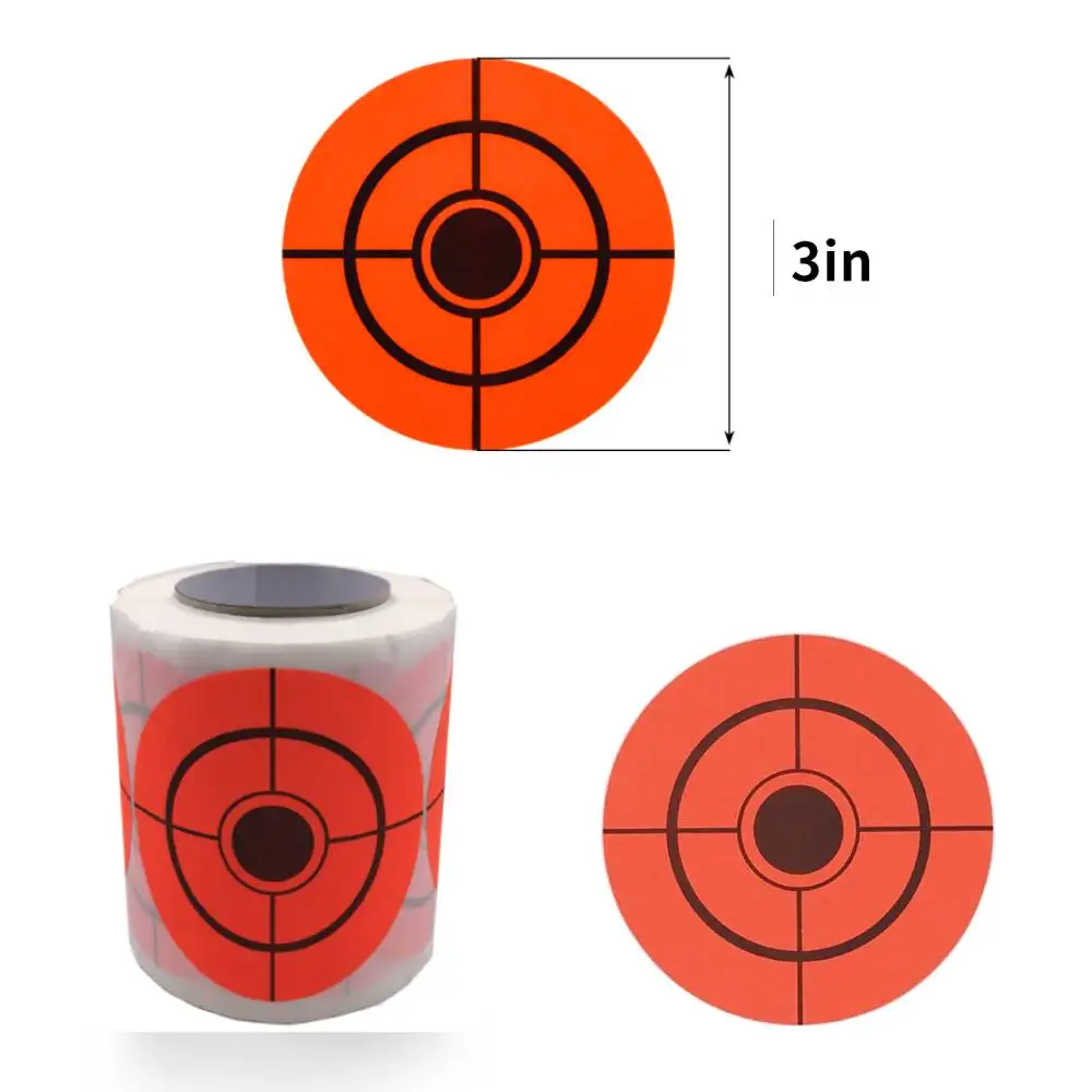 250pcs GUGULUZA Reactive Splatter Targets Adhesive Shooting for Archery/Bow/BB Gun/Rifle/Airsoft/Pistol Hunting Training | Спорт и