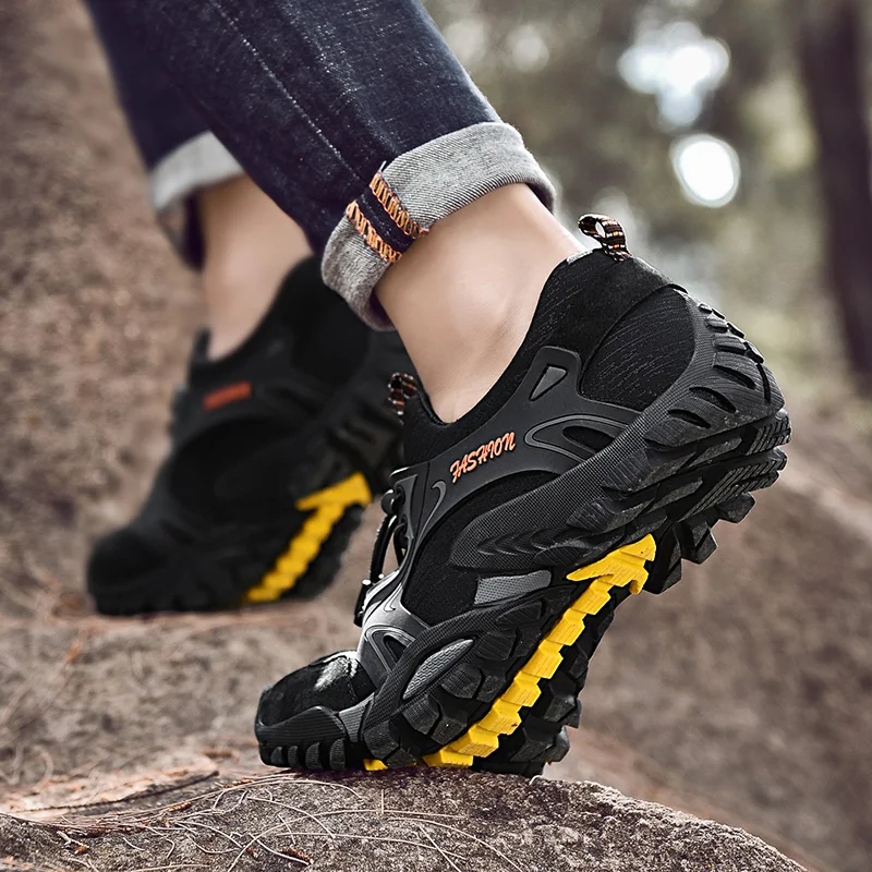 Уличная походная обувь Летняя дышащая для альпинизма Мужские кроссовки