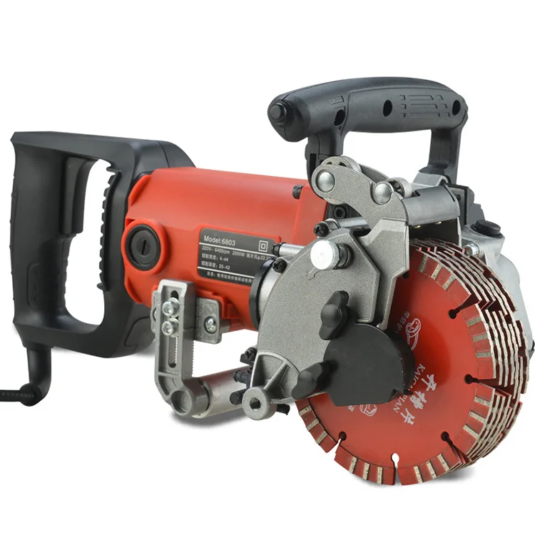 Slotting machine a molding hydropower dust-free Wall concrete trough cutting slotted tools | Инструменты