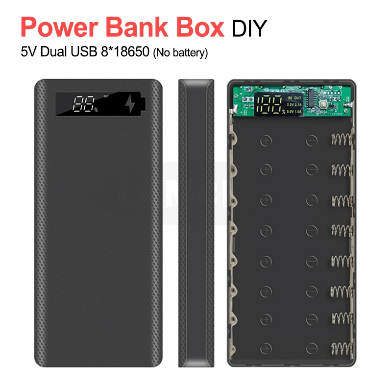 Зарядное устройство с двумя USB портами 8*18650 5 В|Аксессуары для внешних
