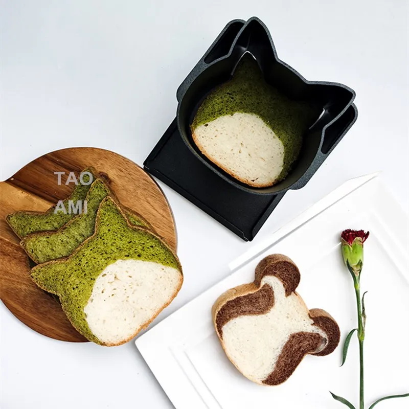 Форма для выпечки неприлипающая форма в форме животного с головой кошки кролика