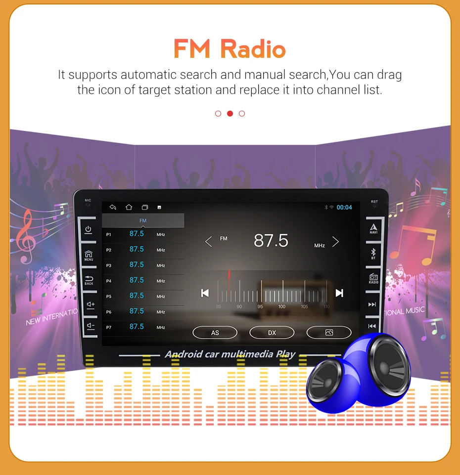 Автомобильный радиоприемник мультимедийный плеер Android BT WIFI IPS для Great Wall Haval Hover H5 H3