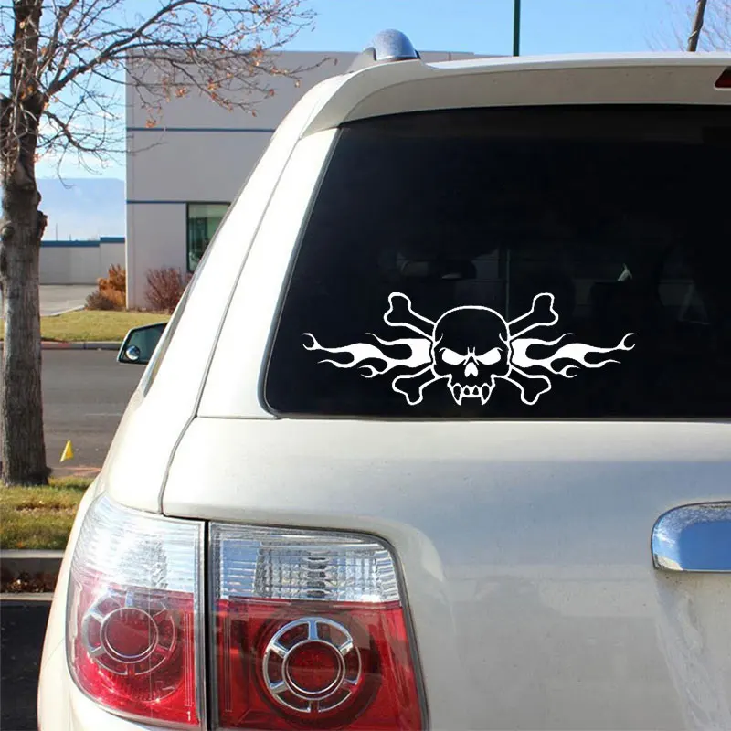 Автомобильная наклейка в виде черепа 3d Виниловые наклейки для автомобилей