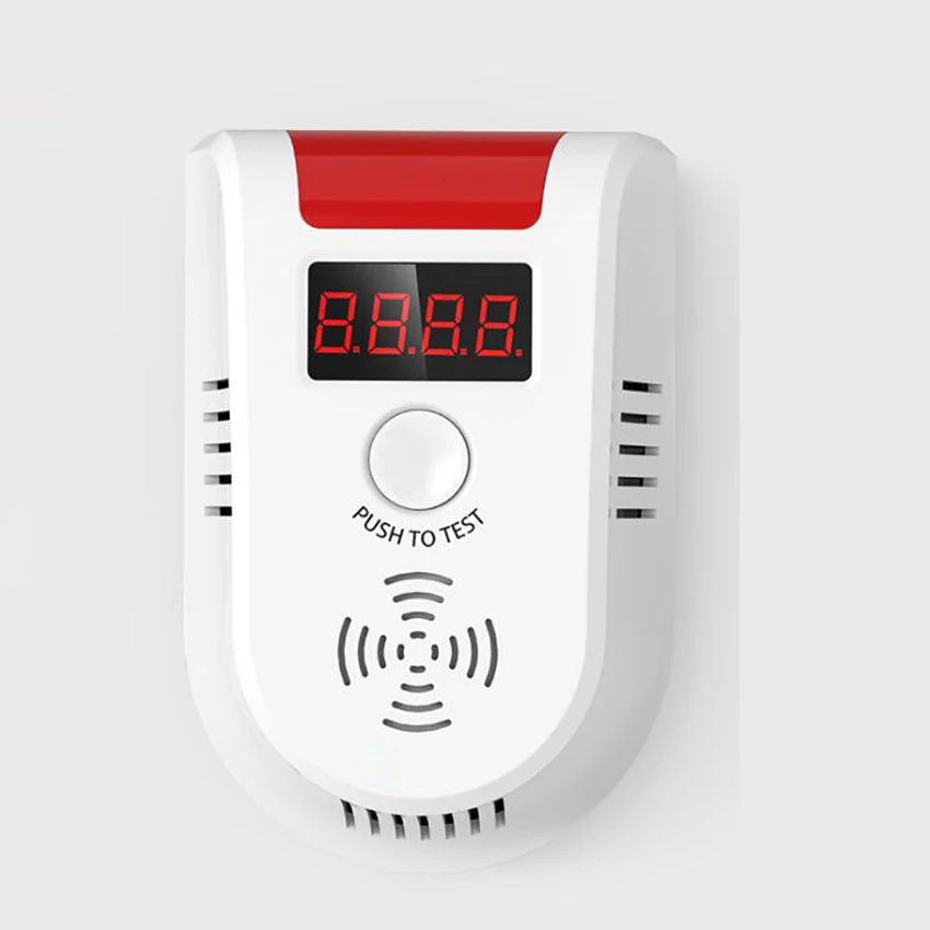 Цифровой детектор газа домашний с сигнализацией Высокочувствительный утечки