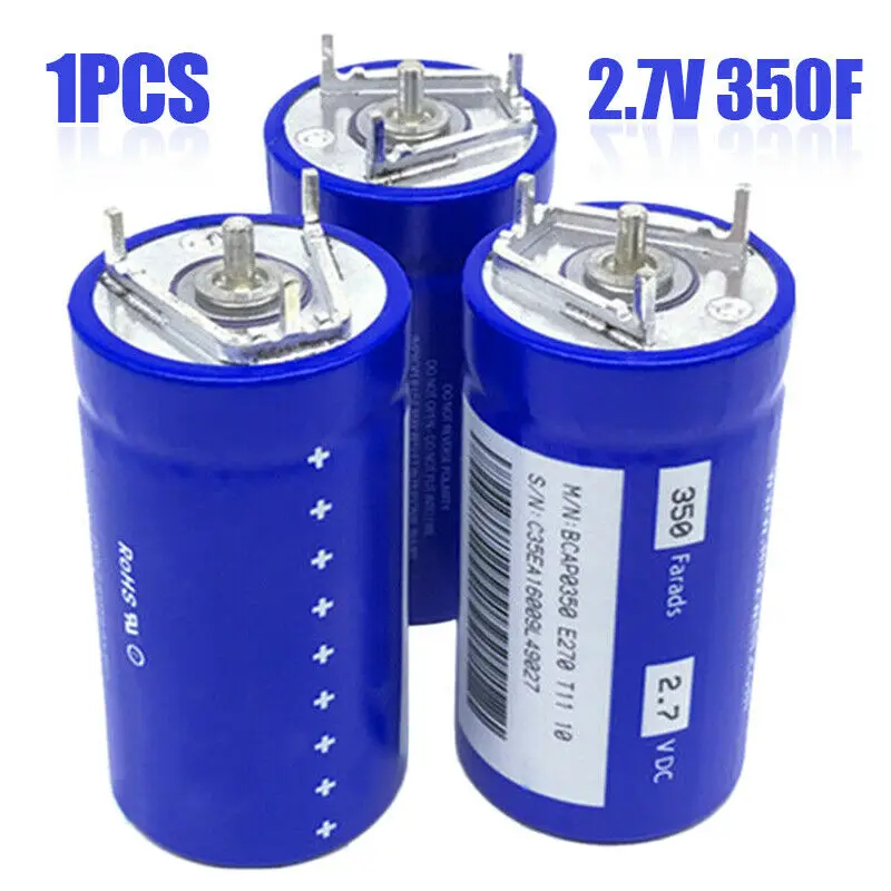 1Pc Component Capacitor 2.7V 350F Supercapacitor Replacement For Maxwell Accessories Modules Electrical 35x60mm High Quality