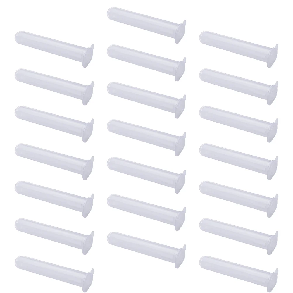 

100pcs 15ml Test Tubes 15mm Diameter Transparent Centrifuge Tubes with Cover