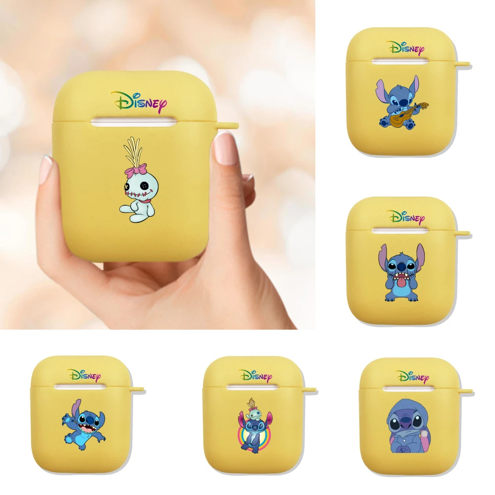 

Silicone Case for AirPods 2 1 Bluetooth EarPods Cover Stitch Toy