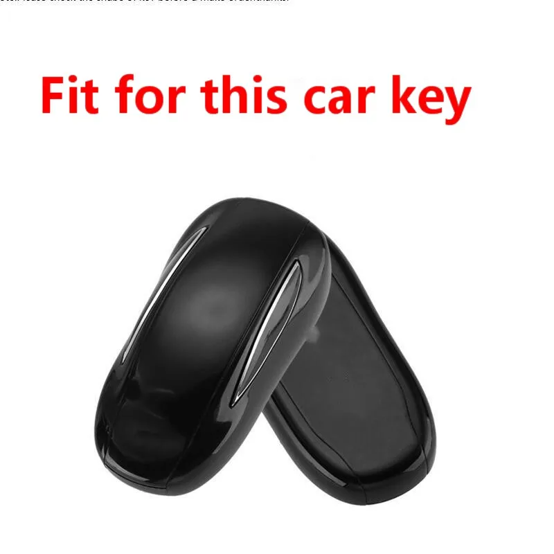 

Colorful Soft TPU Car Remote Key Case Full Cover Holder Shell For Tesla Model S Model 3 Auto Smart Key Bag Protector Accessories