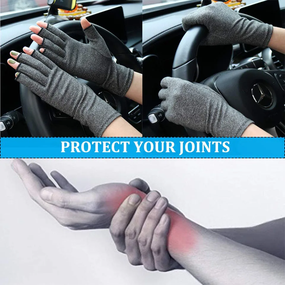 1 Pair Adult Rheumatoid Compression Hand Glove For Osteoarthritis Arthritis Joint Pain Relief Wrist Support | Красота и здоровье