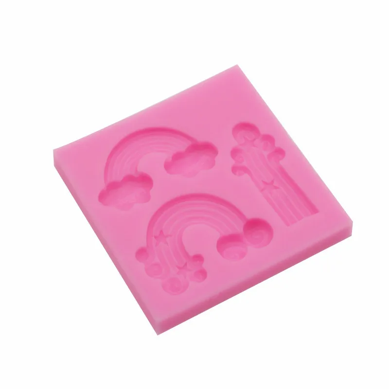

Meteor Rainbow Cloud Mold Silicone DIY Cake Fondant Baking Tool Epoxy Clay Mold