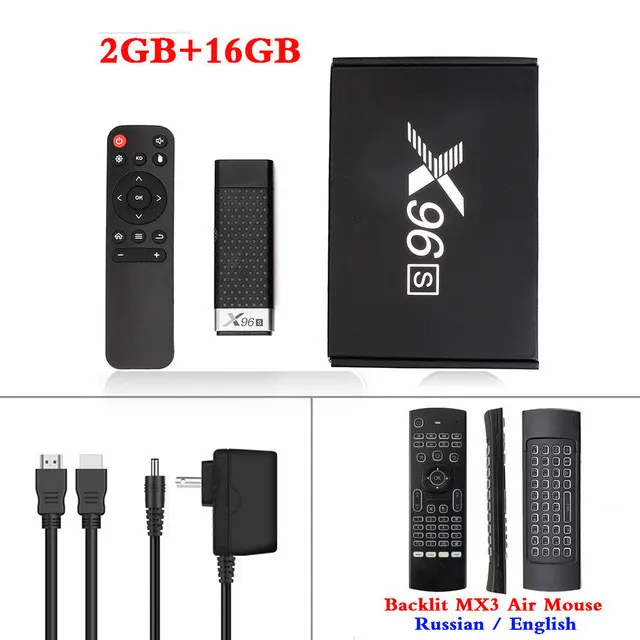 2G16G EN MX3 Backlit X96S Мини ПК Android 9,0 ТВ приставка Amlogic S905Y2 DDR4 4 ГБ ОЗУ 32 Гб ПЗУ ТВ-карта 5G WiFi Bluetooth 4,2 4K HD Смарт медиаплеер - Цвет: 2G16G EN MX3 Backlit