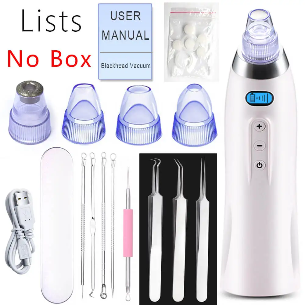 Вакуумное средство для удаления угрей и лица глубокого прыщей в черный горошек