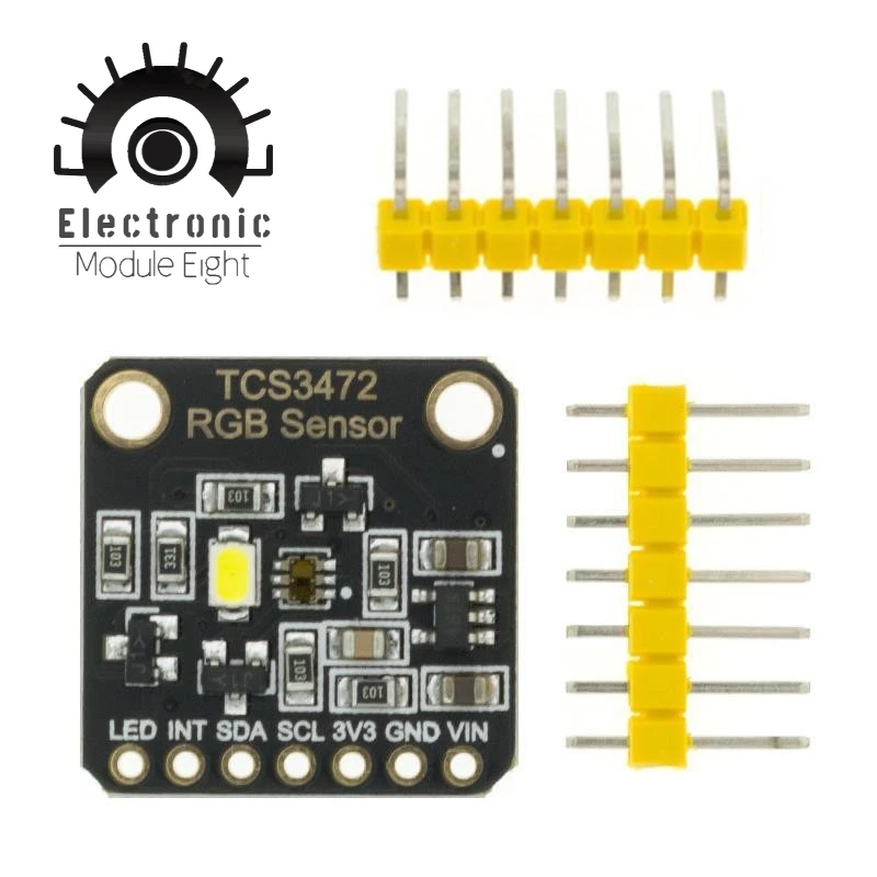 10 шт. Новый SX CJMCU-34725 TCS34725 цветной датчик RGB макетная плата модуль | Электронные