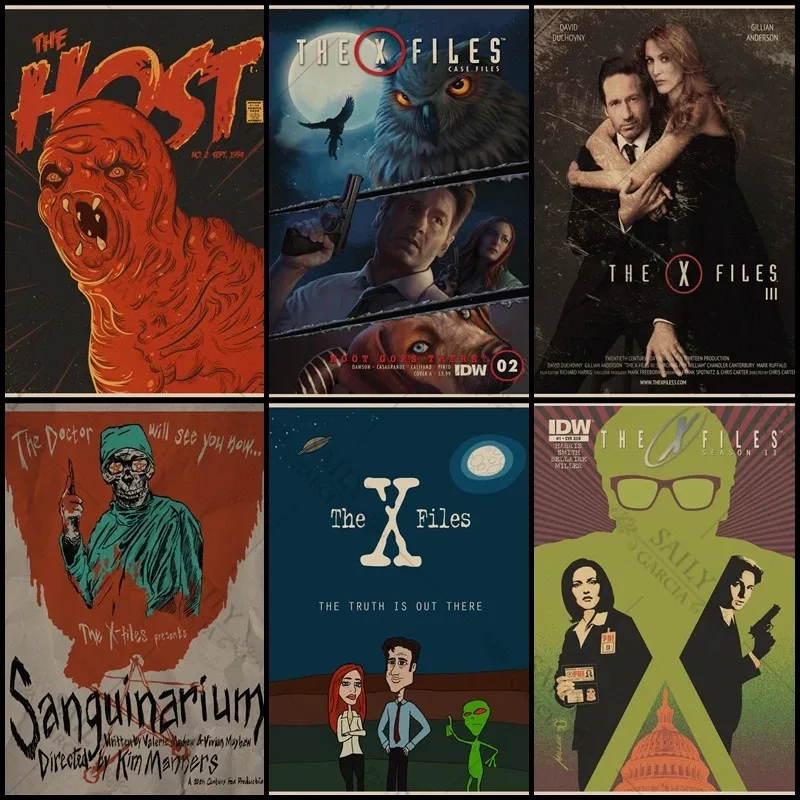 Современная ТВ-серия X-файлы, металлический жестяной знак, ВИНТАЖНЫЙ ПЛАКАТ, металлический домашний декор, настенный жестяной знак, украшение для спальни, металлические пластины