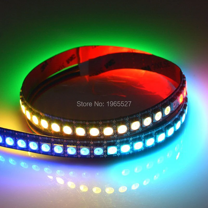 5 в 144 светодиодный s/m HD107S пиксель RGB Светодиодная лента 6Pin 5050 SMD Встроенный