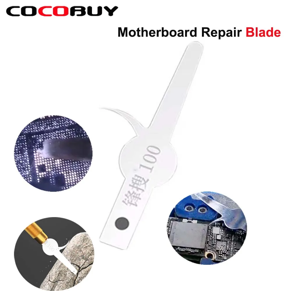 

Fengsou Hand Polished Blades Graver Scraping Knife IC Chip Remove Blade for Phone CPU NAND BGA Dot Matrix Projector Repair Tools