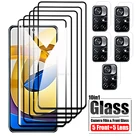 Закаленное стекло для Xiaomi Poco M4 Pro 5G, защита экрана Xiomi X3 NFC M3 F3 GT Redmi Note 11 Pro Plus, Защитная пленка для камеры