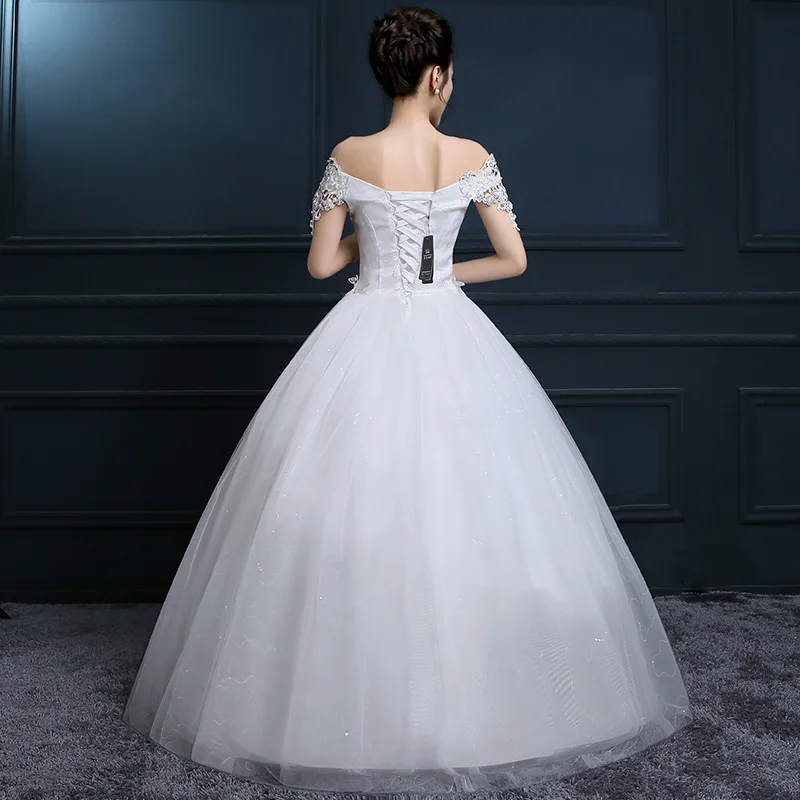 LAMYA бальное платье свадебное для свадьбы размера плюс Vestidos De Novia жемчуг кристалл