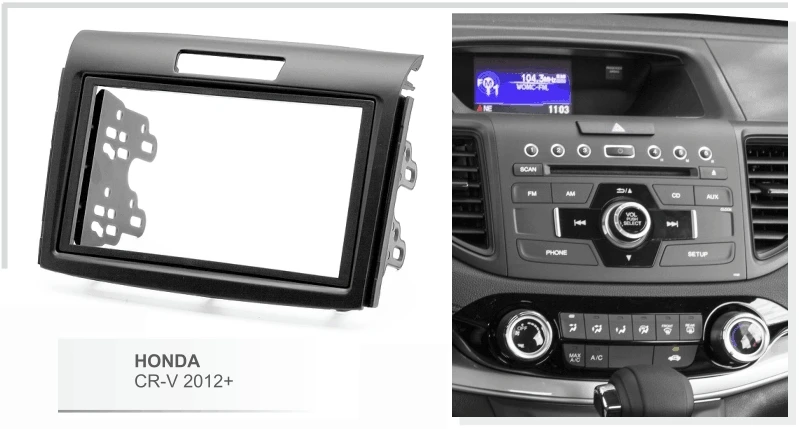 Автомобильный радиоприемник с двойным разъемом для Honda CRV CR-V 2012 + DVD стерео CD