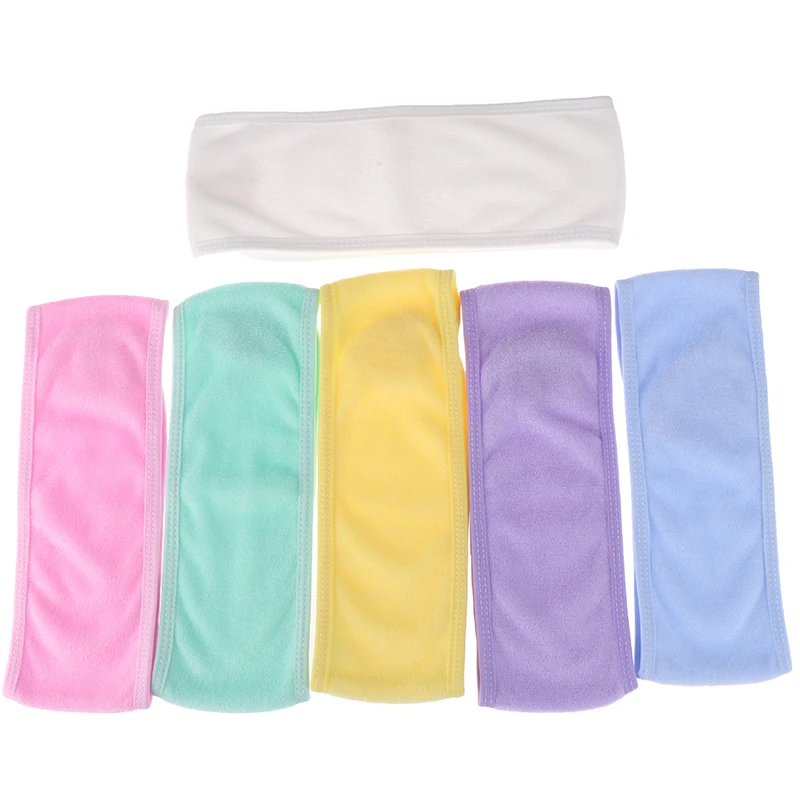 1 шт. модные эластичные повязки для волос спа-ванны душа мытья лица тюрбан головы