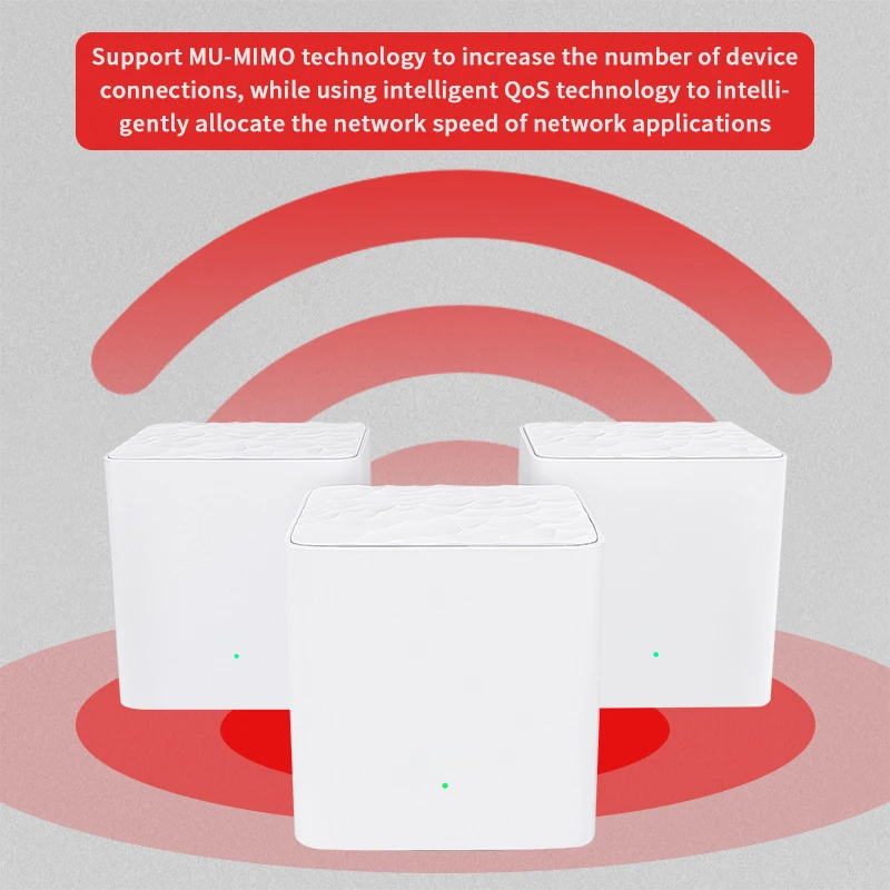 GLVISION GLMW3 полностью Домашняя сеть WiFi гигабитная система с AC1200 2 4G/5 0 GHz беспроводной