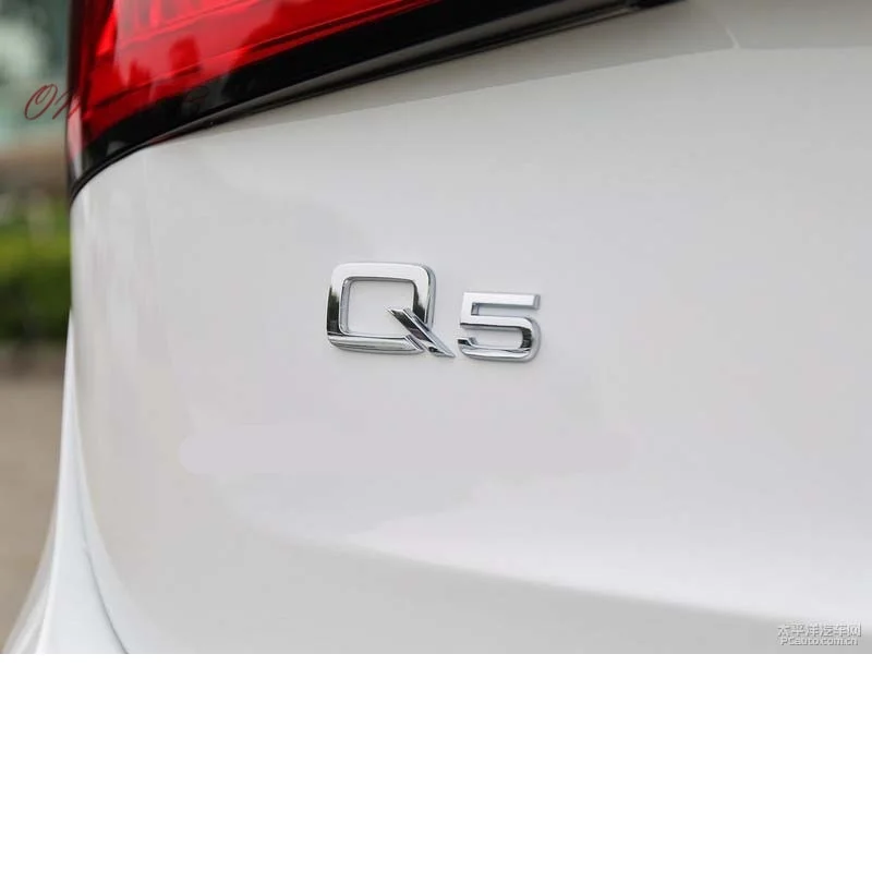 3d-эмблема ABS Chrome Q5 Q7 Эмблема для audi наклейки на заднюю эмблему автомобиля Стайлинг