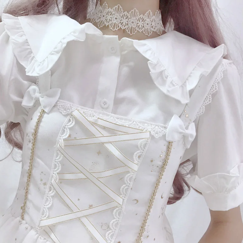 Женское шифоновое платье на бретельках милое с оборками шнуровке бронзового