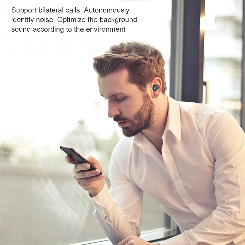 Kzofu F7 TWS 5,0 Bluetooth Oortelefoon 6D стерео Draadloze Koptelefoon In-Ear PX7 Водонепроницаемая гарнитура 3500 мАч светодиодный Smart power